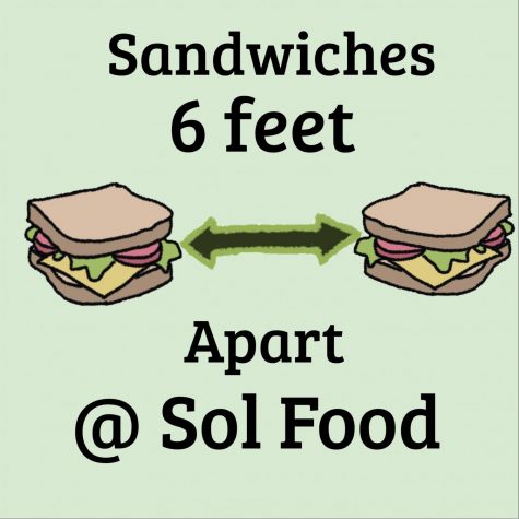 Sandwiches 6ft Apart at Sol Food