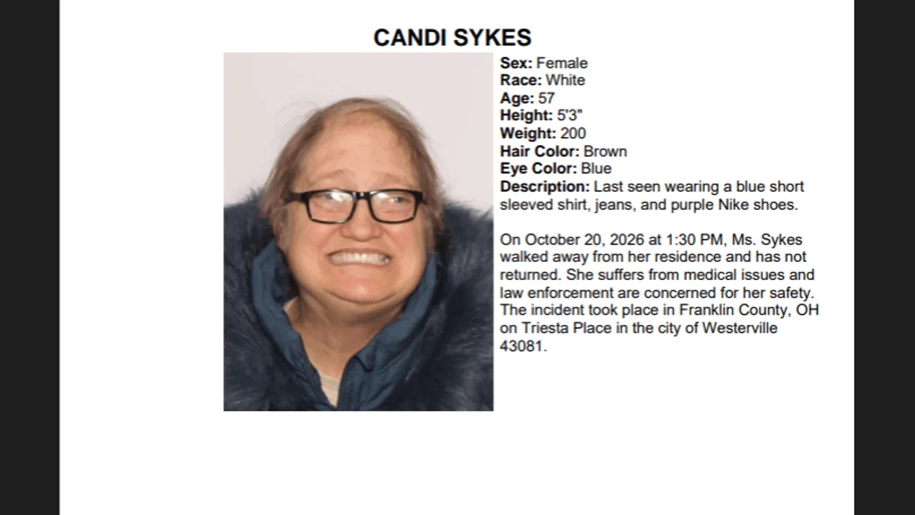 Westerville police area after a missing adult alert was canceled