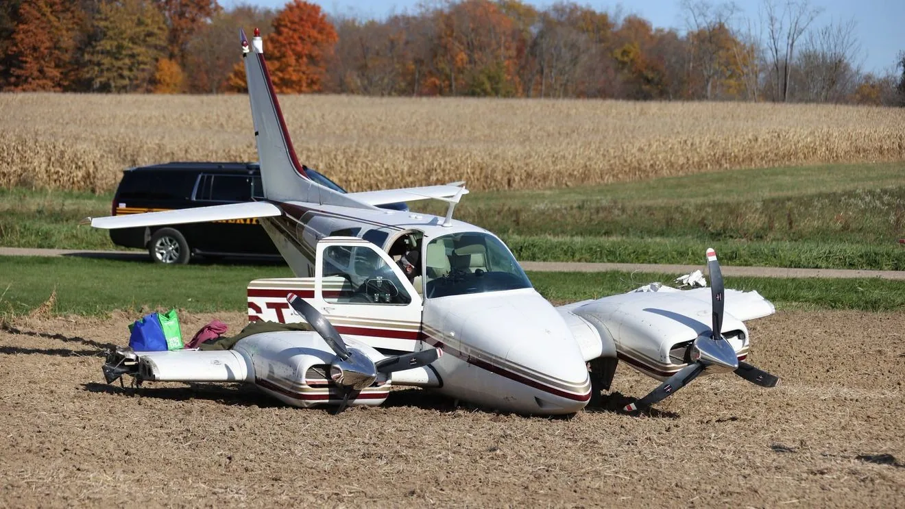 Small Plane Headed to Scranton Crashes Into Ashland County Home in Ohio, Injuring Pilot and Passenger After Possible Engine Failure