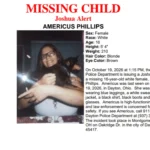 Dayton police alert for missing teen Americus Phillips with description and clothing details