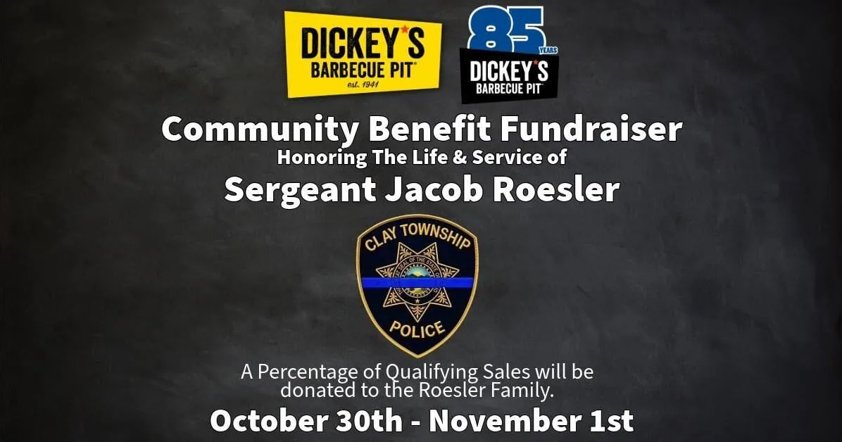 Perrysburg Dickey’s Barbecue Pit Launches Fundraiser for Fallen Ohio Officer’s Family as Community Gathers to Honor Sgt. Jacob Roesler